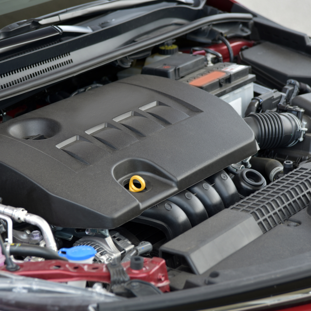 Mechanic servicing a vehicle